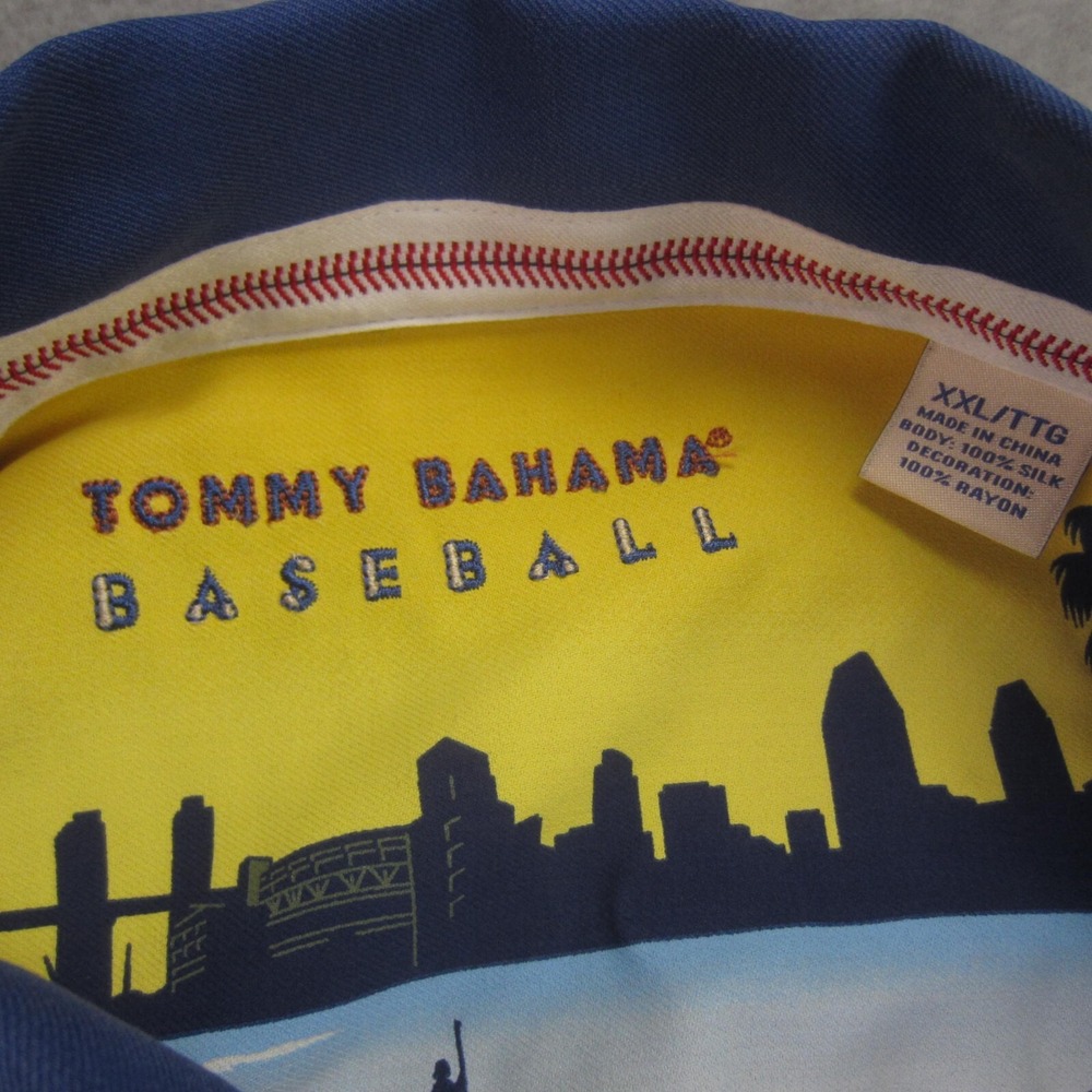San Diego Padres Tommy Bahama‎ Shirt Mens XXL MLB Baseball All Star Game 2016 - Picture 8 of 16